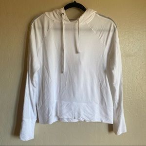 Athleta White Crew Neck Sweater